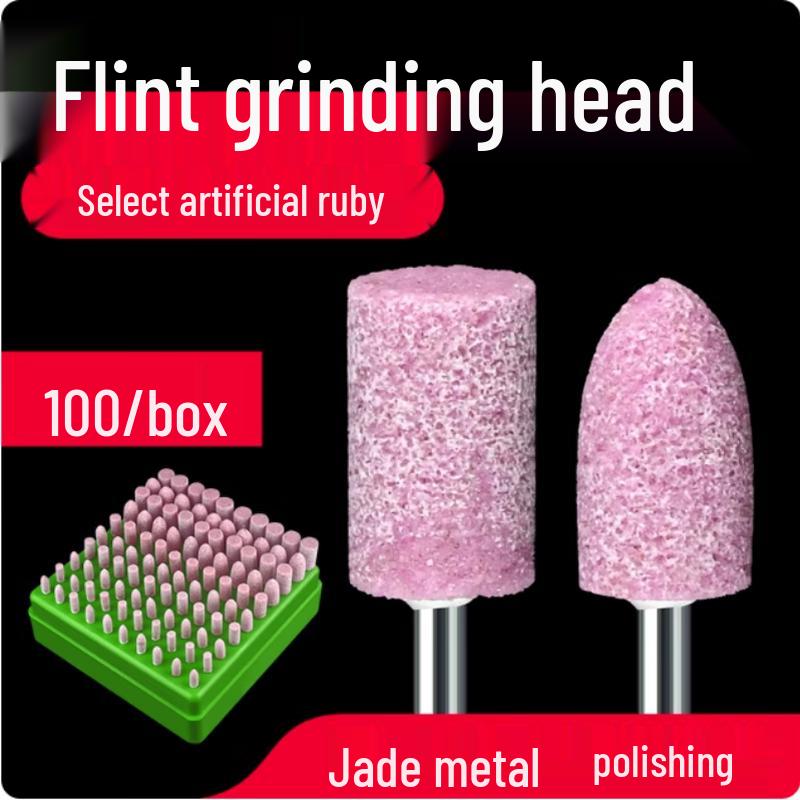 

3MM Red Mixed Metal Grinding & Polishing Head Set
