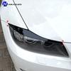 For BMW Series 3 E90 E91 320i 330i 2005-2012 Car Front Headlight Decoration Lamp Eyebrow Modified with Carbon Fiber Accessories