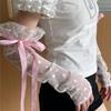 Bow Knot Lolita Arm Sleeve Lace Wrist Cuffs Versatile Fake Sleeves Cuffs  Stage Performance