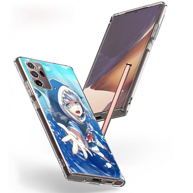 Gawr Gura Hololive Anime Phnoe Case for Samsung Galaxy S26 S25 Edge S23 S24 Ultra S22 Plus S21 S20 FE Unique Cover Soft Coque Ga