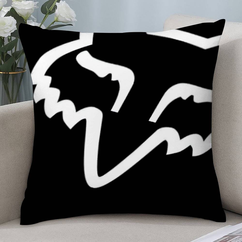 Cool Racing F-Foxes Pillow Case Short Plush Double-sided Print Square Throw Pillow Covers Sofa Home Cushion Decor