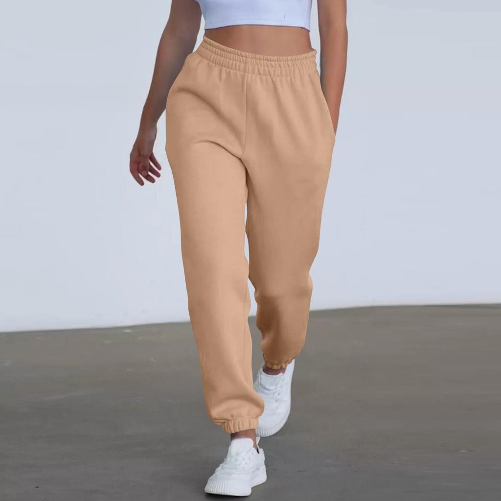 Women's High Waisted Loose Sportswear Pants Jogging Pants Fashionable Casual With Pockets