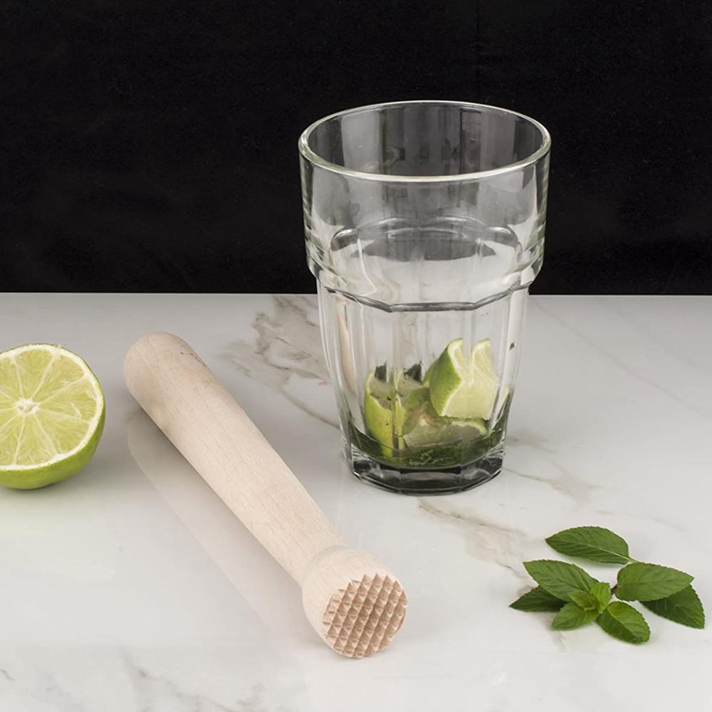 Hammer Bar Tool Mixer Cocktail Wooden Muddler Masher Stirrer Ice Crusher