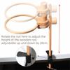 Beech Wood Embroidery Frame Lap Stand Adjustable Clamp Clip Clamp Embroidery Hoop Holder DIY 360 Degree Rotation