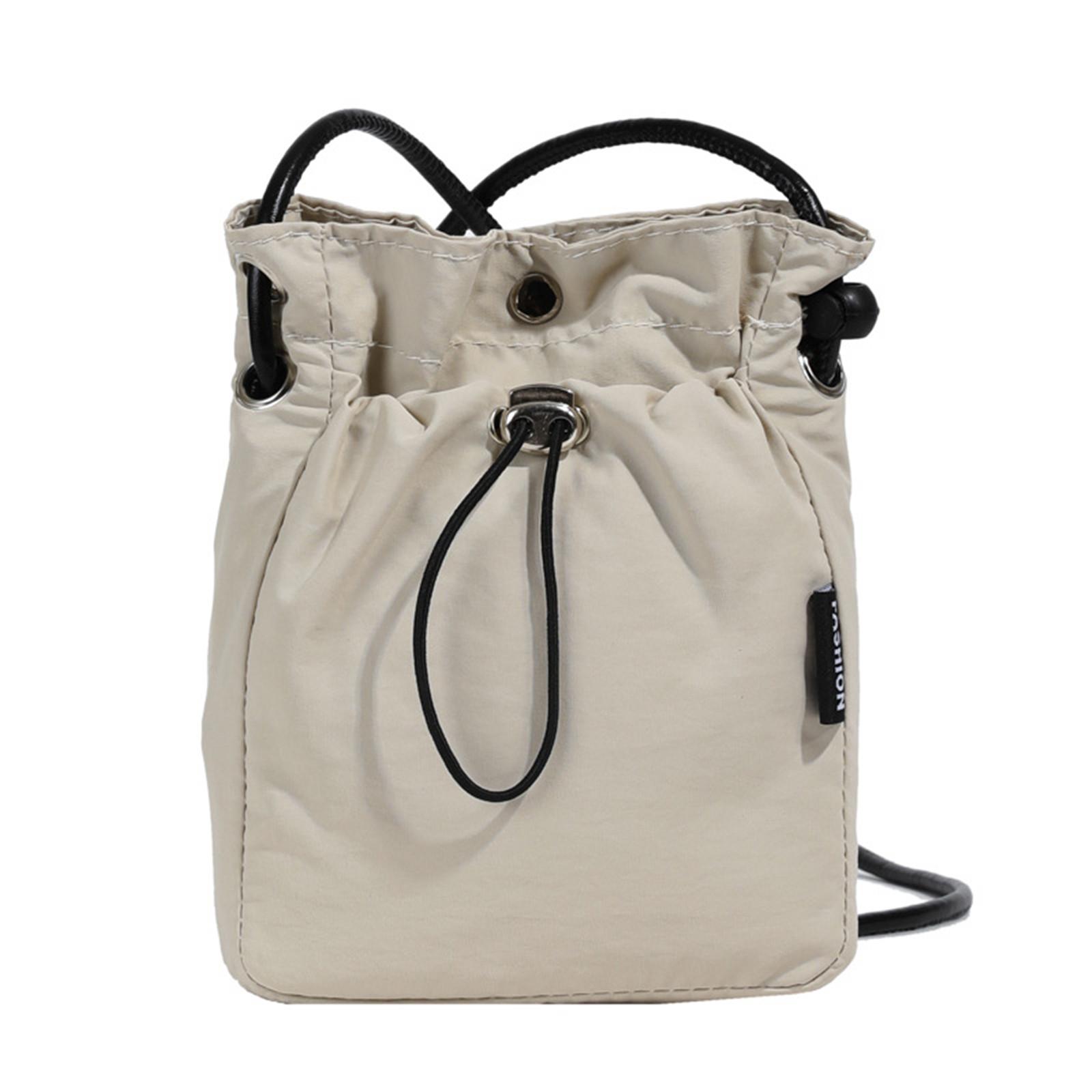 

Летняя новая тканевая сумка для женщин, новая мода, сумка для мобильного телефона, легкая сумка через плечо белый