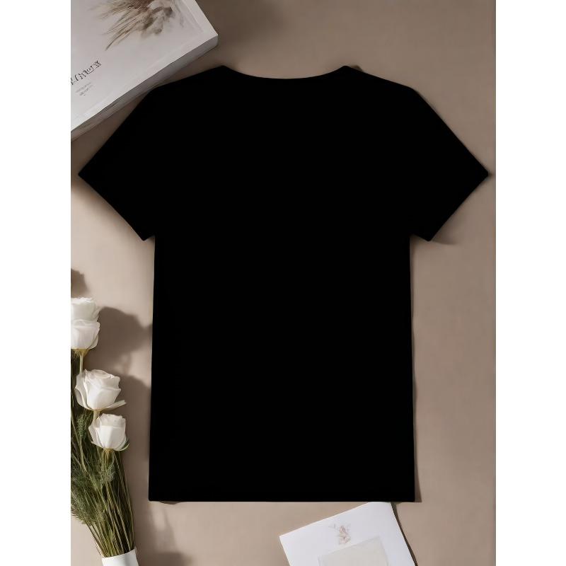 Yeshua Faith T-Shirt Unisex Religious Cultural Short Sleeve  Letter Print Top Simple Versatile Casual Fashion