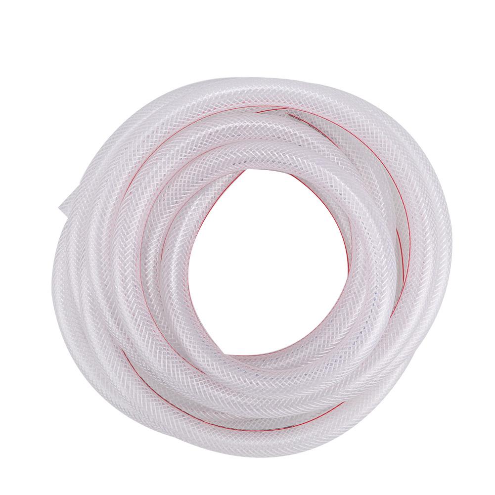 8/12mm PVC Verstärkter Flexibler Geflechtschlauch Klarer Schlauch für Gartenbewässerung