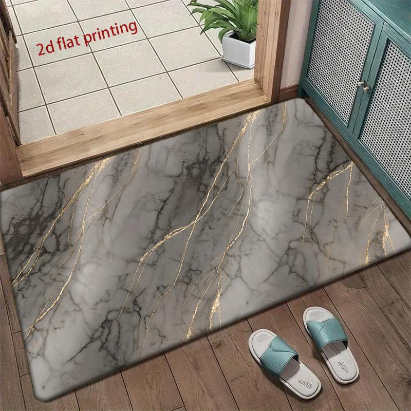Marble Pattern Floor Mat Living Room Decoration Home Sofa Non-Slip Carpet Study Bedroom Tatami Children'S Soft Floor Mat