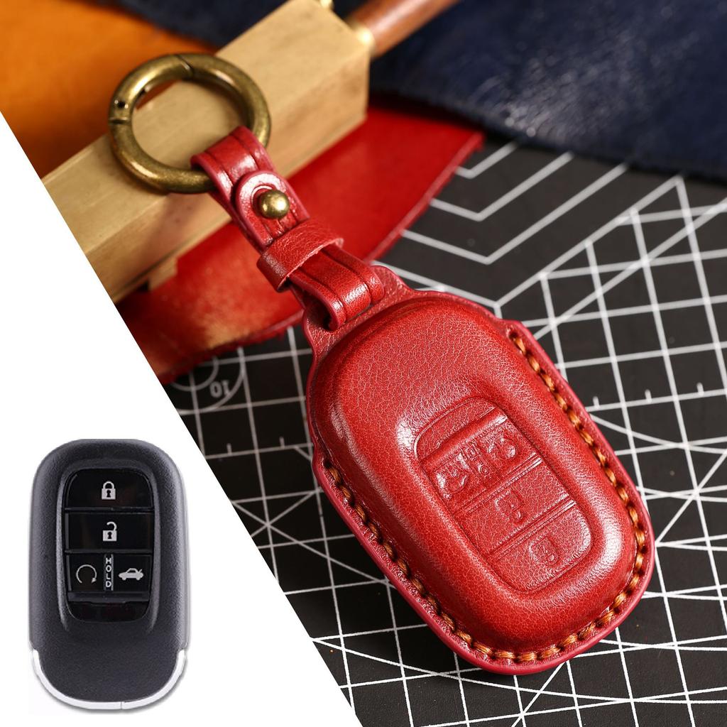 Applicable to Honda Civic key cover 11th generation 2022 new Honda Civic four-button men's leather key case buckle