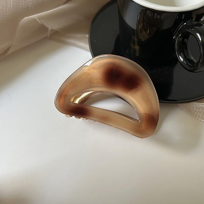 

Простые заколки для волос из ацетатного сплава, средние заколки в виде акулы, заколка для волос на затылке, шпилька для волос с хвостиком, аксессуары для волос as the picture