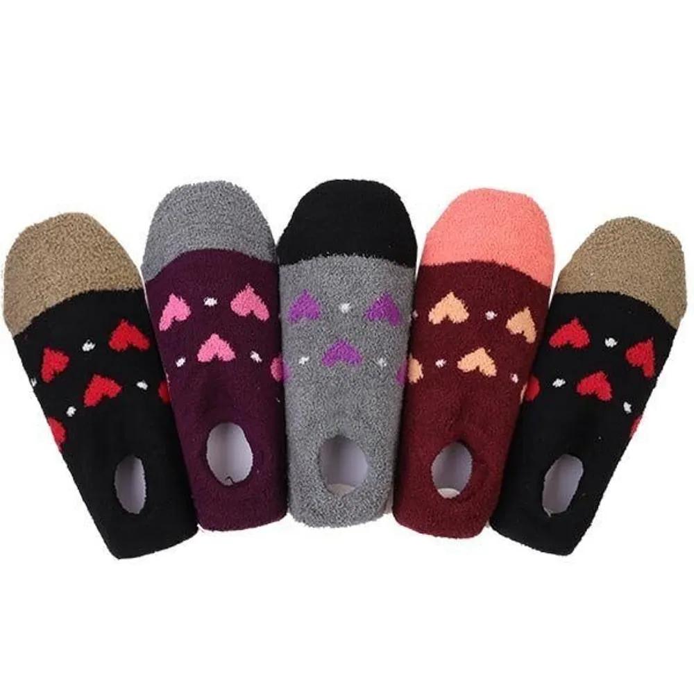 Pierre Cardin Women s Fine-Seam Sleeping Overshoes (Select 1 of 5 Pairs) Non-Slip Thermal Overshoes PC Rose 5 pairs 24cm