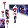 2xko Ahri Cosplay Costume Multipiece Set Satin Dress Doublelayer Pants For Anime Role Play Halloween Conventions