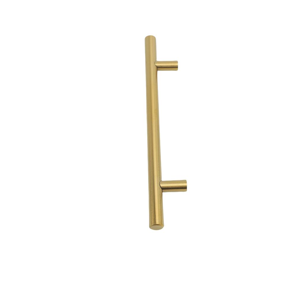 10pcs Cabinet Handles Round Hollow Tube T Bar Stainless Steel Cabinet Pulls for Drawer Door Wardrobe Furniture