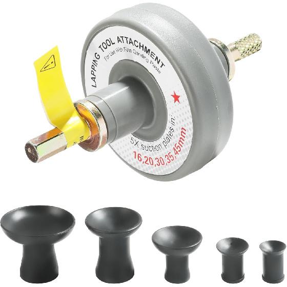 Valve Lapping Tool,Valve Lapping Kit,Car Accessories Valve Grinding Tool Valve Lapping Attachment Tool With 5 Suction Plates,Labor Saving Small
