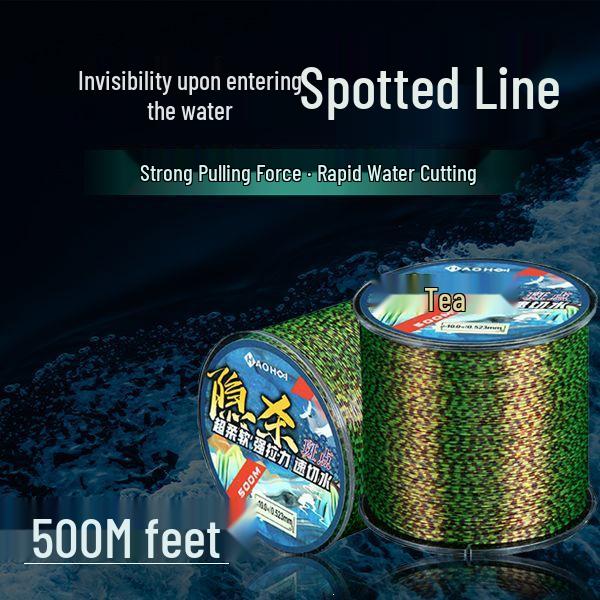 500m Unsichtbare Professionelle Angelschnur - Super Stark, Weich, Abriebfestes Nylon mit Hoher Zugfestigkeit