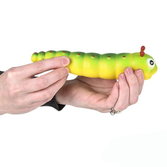 Caterpillar Stretchy Fidget Toy Sensory Caterpillar Squeeze Toy 3D Worm Slow Rising Toy for Kids Adults Stress Relief