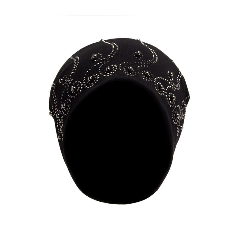 Frauen Beanie Strass Perle Herbst Hut Für Frauen Mode Balaclava Casual Hüte Weibliche Gestrickte Warme Skullies Motorhaube Winter