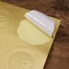 Rose Pattern Heart Sticker 3D Embossed Self-Adhesive Seal Label  Invitation Card