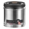 Stainless Steel Container Airtight Coffee Canister for The Kitchen Coffee Ground Grains Jar for Tea Coffee Sugar Storage