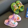 Summer Head Hole Shoes, Cartoon Rabbit Girls Home Soft Bottom Baby Non-slip Boy Child Slippers