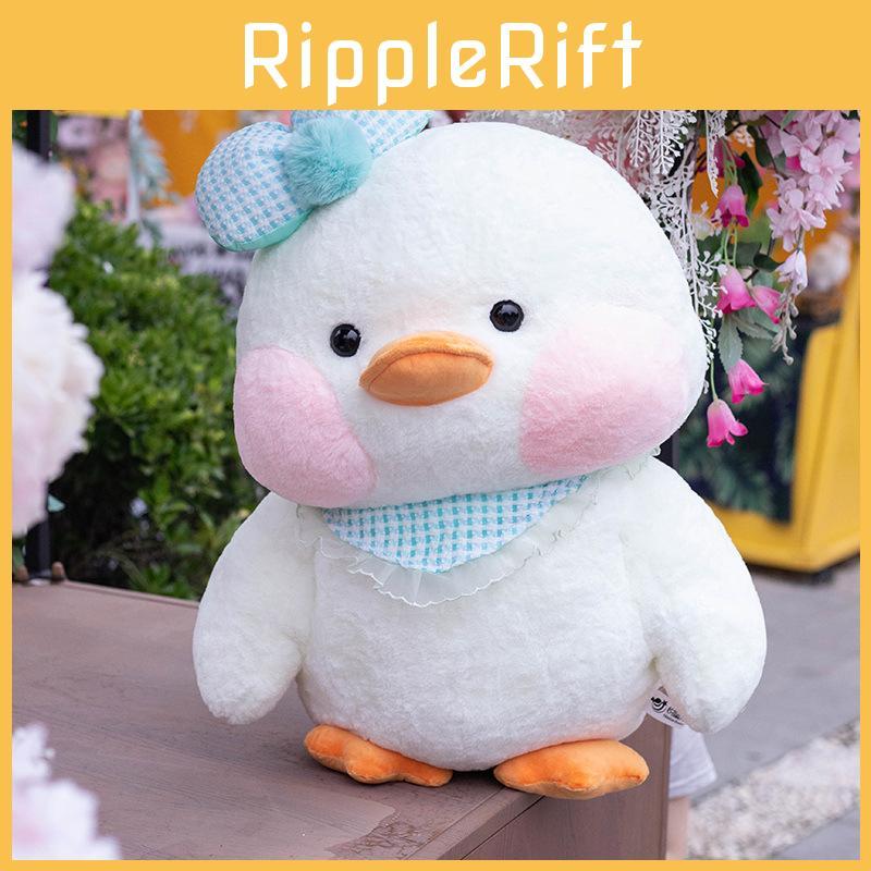 Duck Fat With Bowknot Plush Toy Animal Stuffed Doll Bedroom Decoration Kids Gift