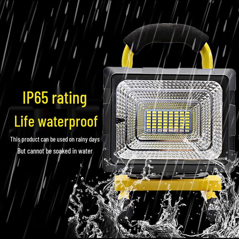 Outdoor Emergency Floodlight with Telescopic Stand