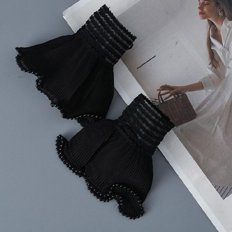 Women Flared Organ False Sleeves Detachable False Cuffs Wrist False Sleeves