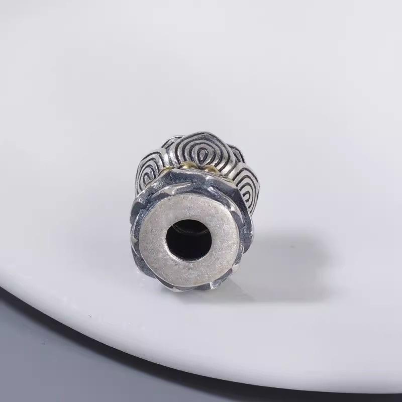 Double-Headed Lotus Barrel Beads with Bodhi and Spacer Beads Accessories