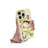 Crayon Shin-chan Kompatibelt iPhone-skal (Modeller 16 - 17 Pro Max, 14 Stort Hål, 11 - 12, Jelly 15P)
