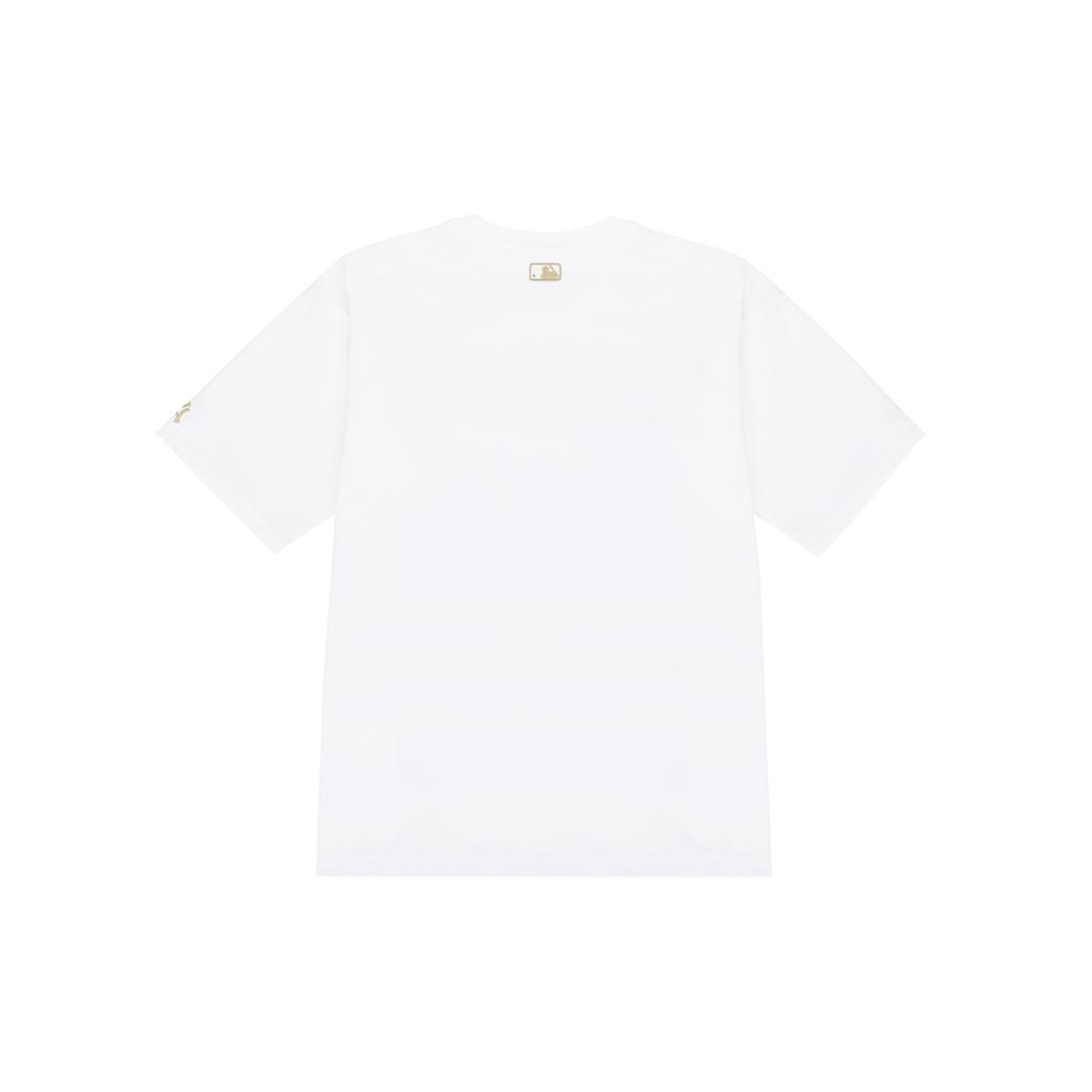 New MLB Mega Bear T Shirts Unisex Ecru 3ATSC1023-50WHS