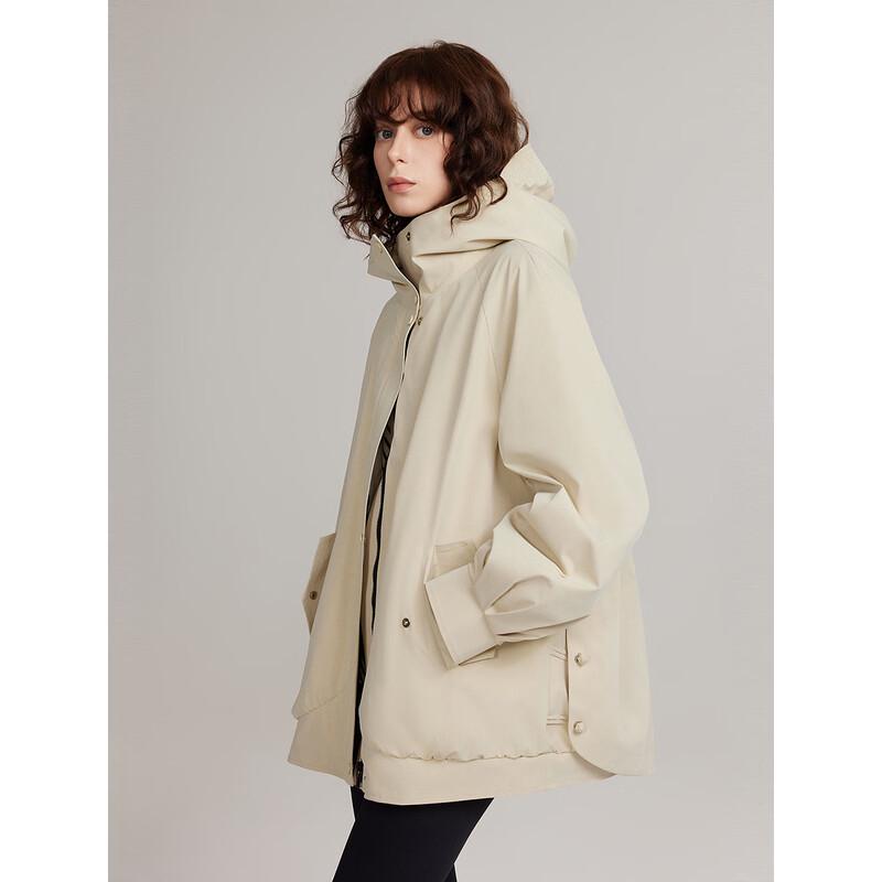 ELLE Women's Workwear Hooded Down Parka