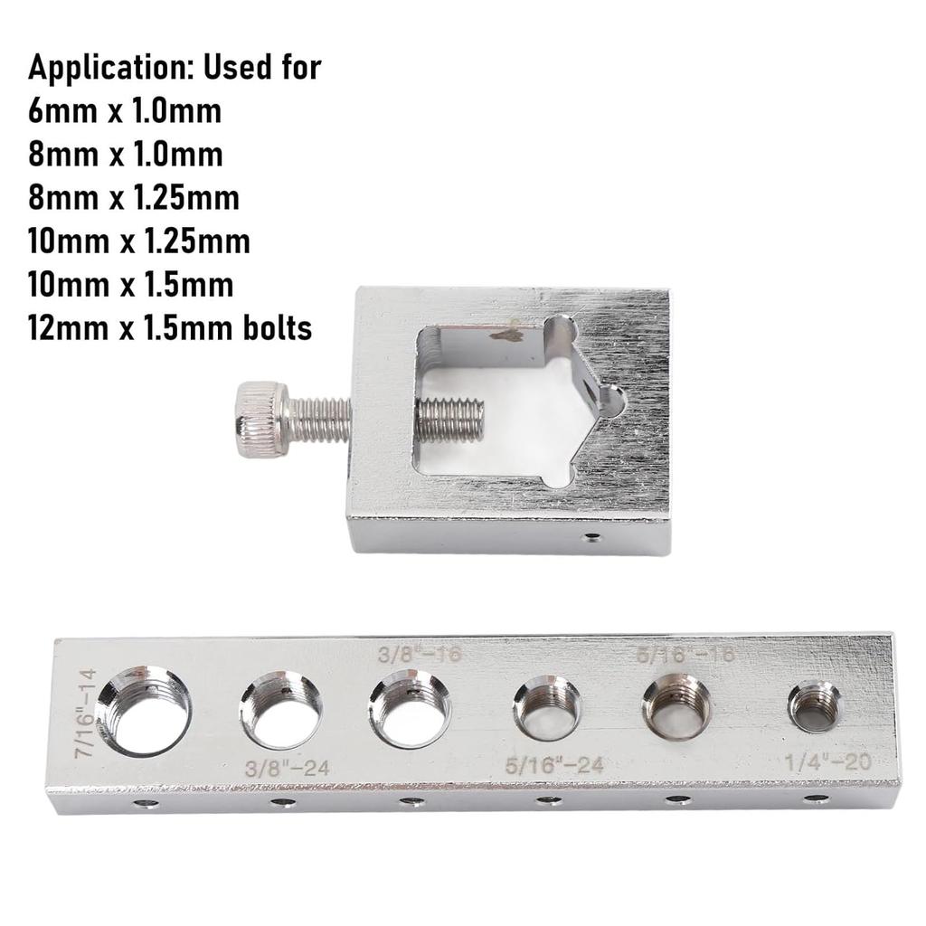 Nut Bolt Drill Jig Kit, Carbon Steel Safety Wire Drill Set, Wire Lock Nut and SAE Bolt Drill Jig for Maintenance, Quick and Accurate Lateral Drilling