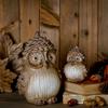 Country Living Ugle i harpiks med tre-effekt - Stor