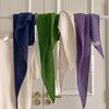 Australian Wool Knitted Triangle Scarf Women Winter Solid Color Scarf Windproof Thick Warm Neck Protection Scarves