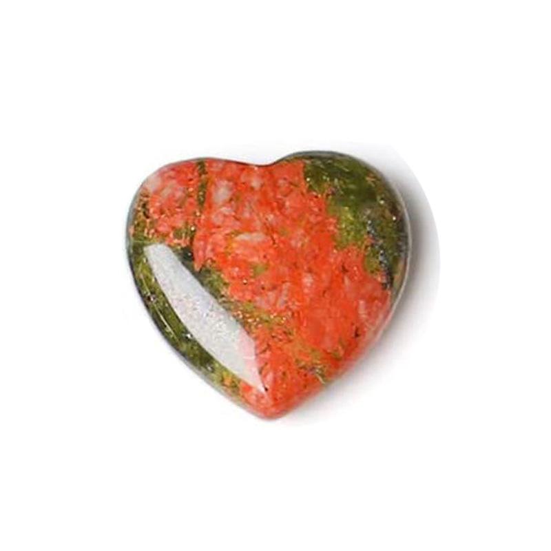 10pcs Natural Quartz Love Heart Gemstones Chakra Healing Crystals Agate Mineral Specimens For Home Bedroom & Office Decor