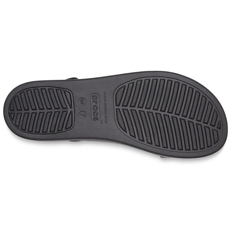 Crocs Brooklyn Thick Sole Casual Sandals Women's Black