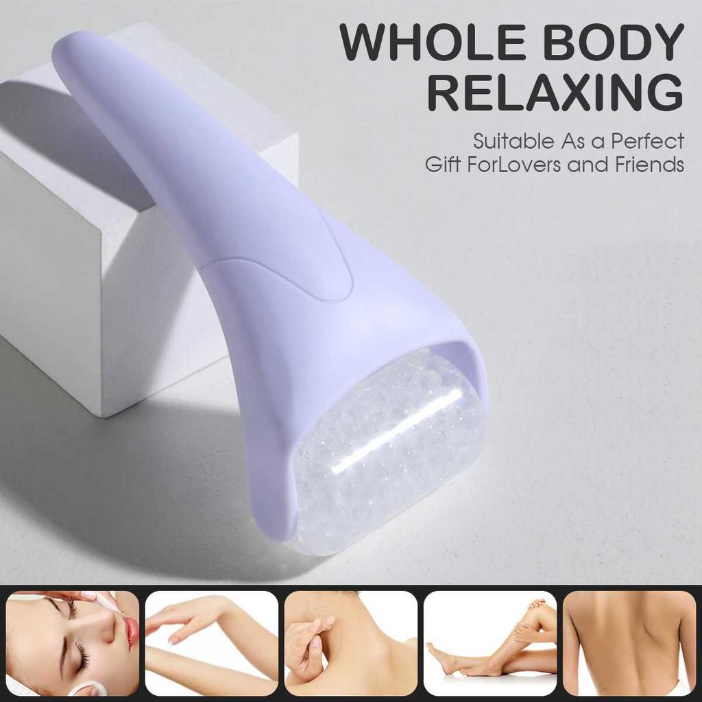 Ice Roller, Handheld Cold Compress Device, Body Care Massage, Ice Compress Microneedle Roller