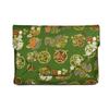 [Okadaen] Tea Ceremony Utensils, Sukiyabukuro (Japanese Tea Ceremony Bag), Rayon, Women's [Snowflake and Flower Pattern]