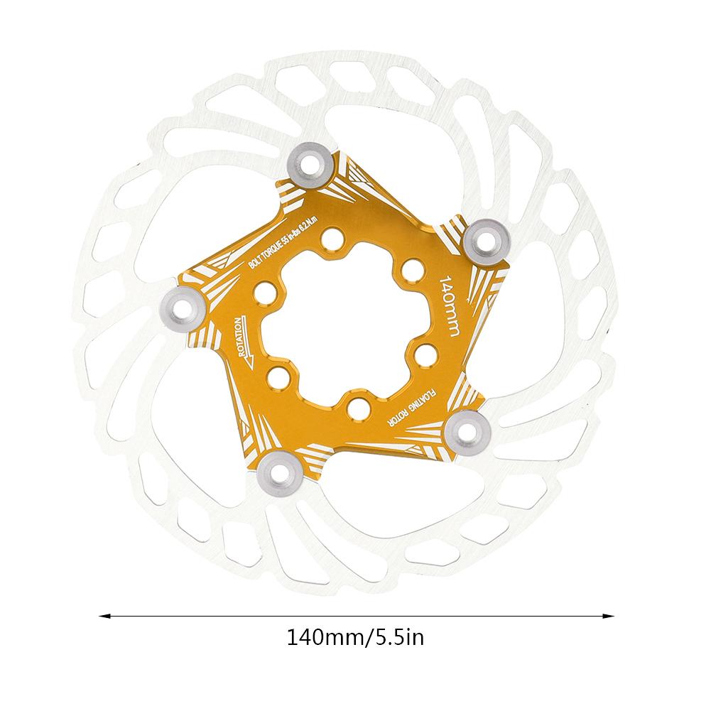 Mountain Bike Brake Disc Floating Cooling Rotors 5 Stud 140mm Cycling Accessory
