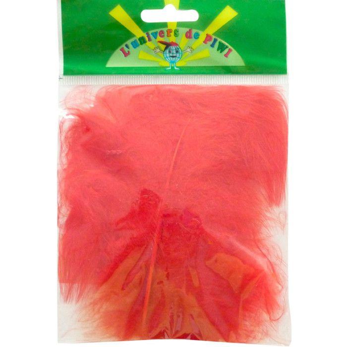 Red Marabou Feathers 10 Feathers 18cm