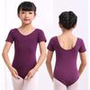 Girls' Summer Ballet Dance Leotard - Short-Sleeved Gymnastics Jumpsuit for Children's Chinese Dance Training