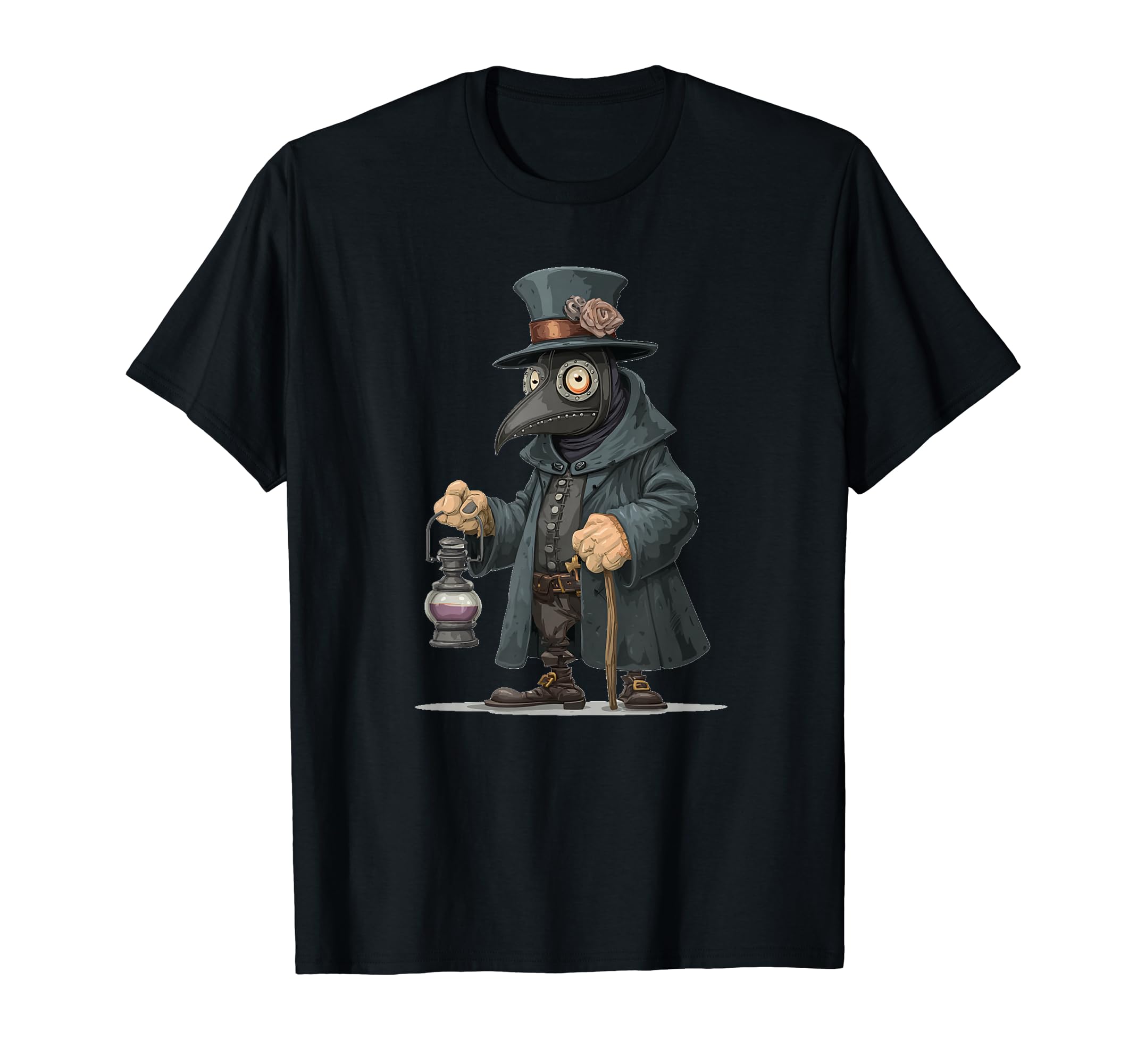 Cool Plague Mask Costume - Medieval Doctor T-Shirt