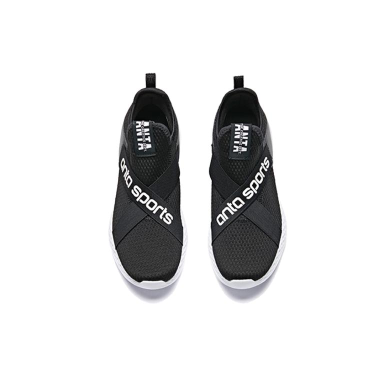 Anta Basic Low top Running Shoes Women's Black White 92918850-4