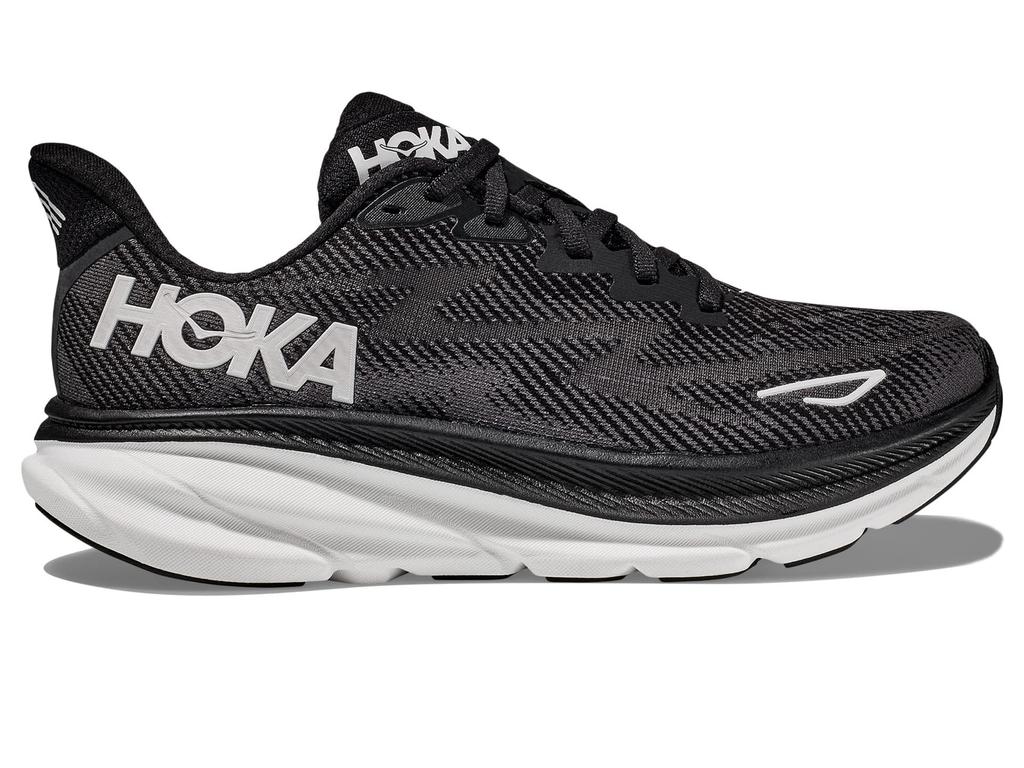 HOKA ONE ONE CLIFTON 9 BLACK/WHITE 22.0CM