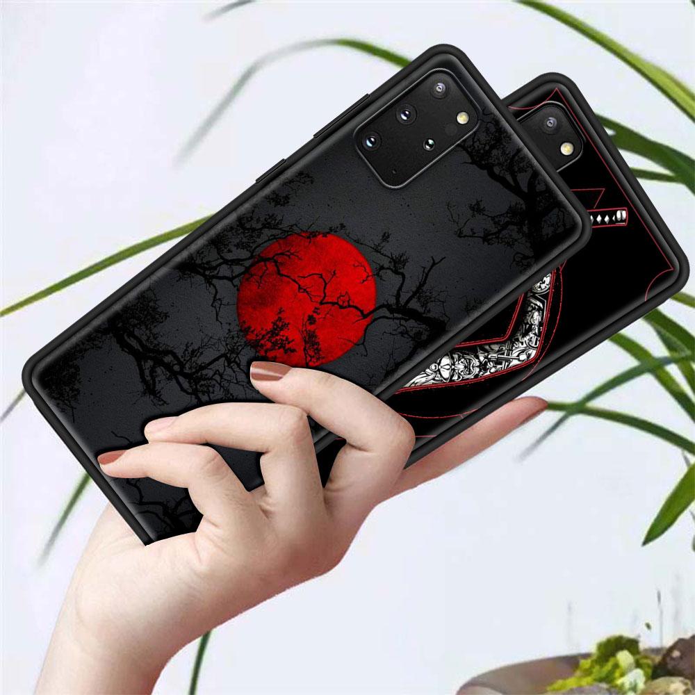 Japan Samuraj Ninja Mobilskal För Samsung Galaxy S20 FE S21 Ultra S20 S10 S9 Plus S10E S8 Mjukt silikon TPU Baksida