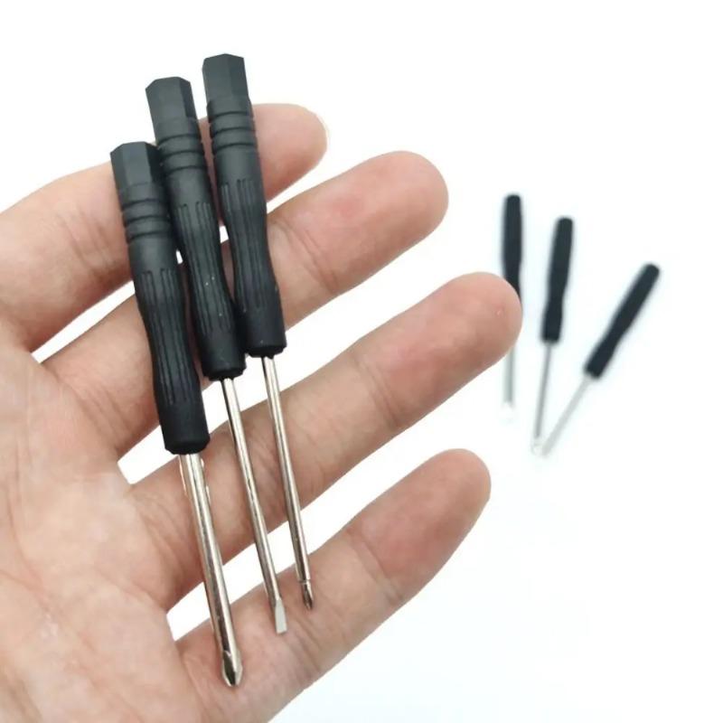 10Pcs  Portable Small Mini Screwdriver Slotted Cross Phone Repair Tool Repair Tool 2mm 3mm Steel Disassembly Screwdriver