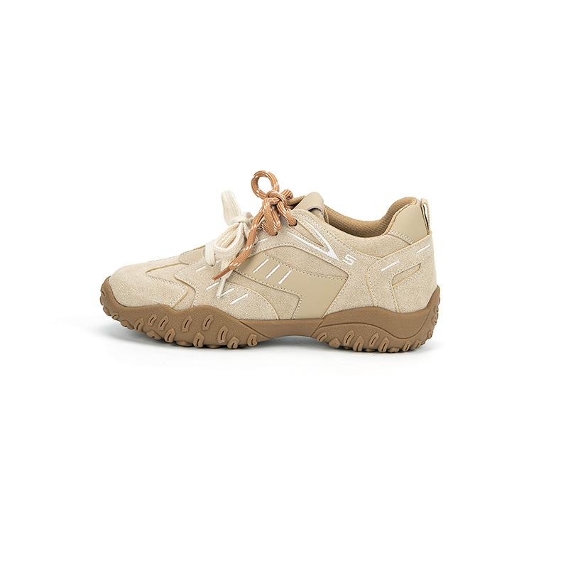 ~ Leather thick-soled inner height increased by 5 cm, rest ballet shoes, sports shoes for women
