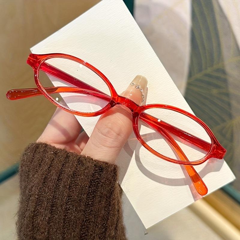1pc Vintage Inspired Glasses for Women Anti-Blue Light Fashionable Small Frame Trendy Y2K Style Ideal for Commuting Everyday Use