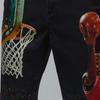 Jordan Asair Jdn Aop Twill Pant Fashion Versatile Character Pattern Comfortable Jeans Men Bottoms Black HF0046-010
