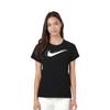Nike T Shirts Women's Black Crew Neck Moderate DR7570-010